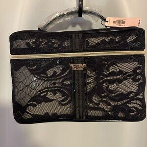 Victoria Secret Cosmetic Carrier in Black Lace